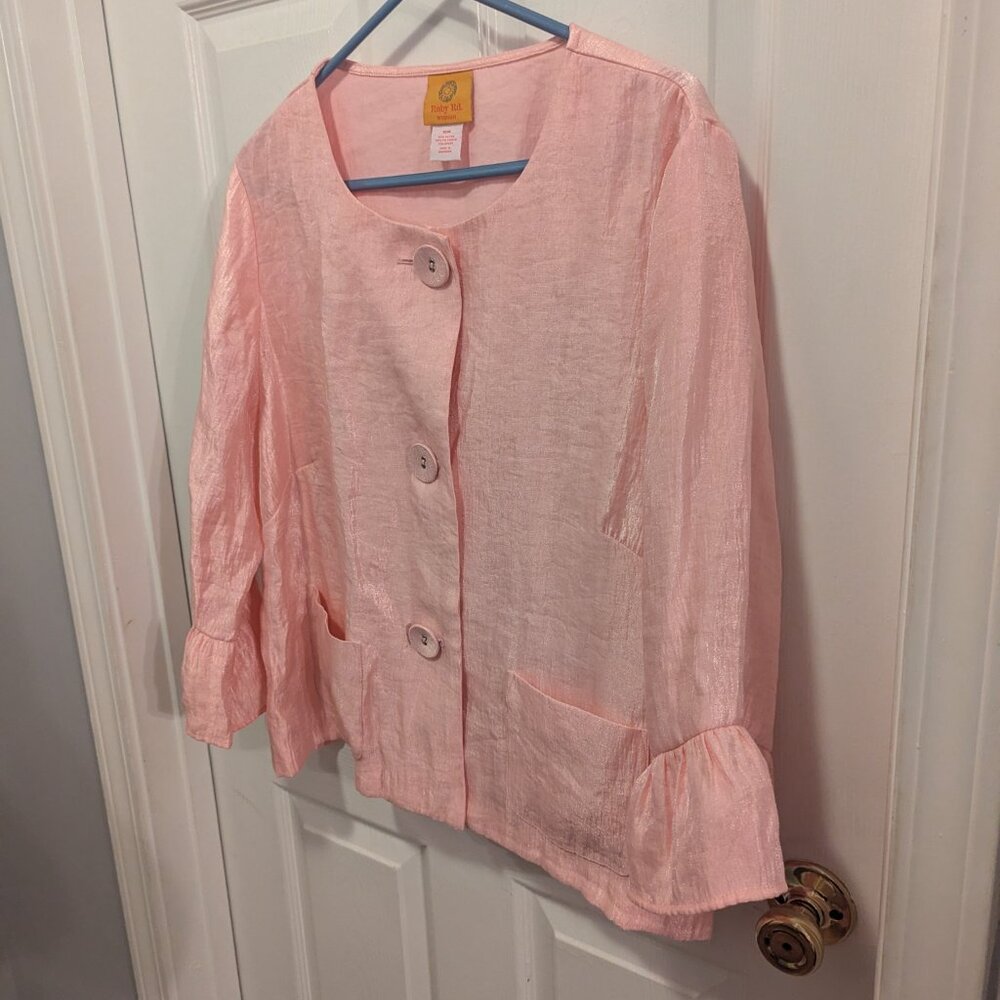 Ruby Rd pink light jackets - 26W - Picture 4 of 5